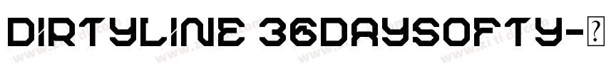 dirtyline 36Daysofty字体转换